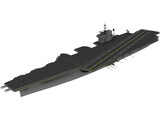 USS John F Kennedy CV 67 3D Model preview