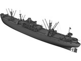 USS John W. Brown Liberty 3D Model preview