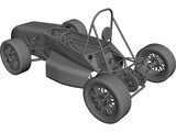 UTSA FSAE Car (2009) 3D Model preview