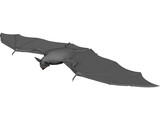 Vampire Bat 3D Model preview