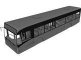 Van Hool A300 Bus Body 3D Model preview