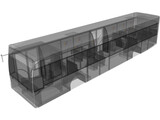 Van Hool A300 Bus Body 3D Model