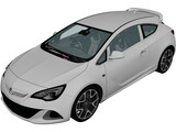 Vauxhall Astra VXR (2012) 3D Model preview