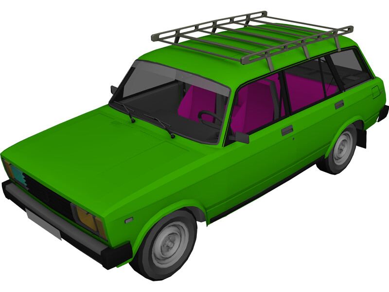 VAZ 2104 3D Model