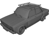 VAZ 2105 Lada 3D Model preview