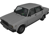 Vaz 2107 3D Model preview