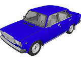 VAZ 2107 3D Model preview