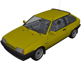 VAZ 2108 3D Model preview