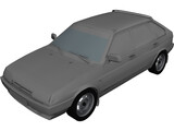 VAZ 21093 Lada Samara 3D Model preview