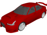 VAZ 2110 Evolution Concept 3D Model preview