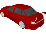 VAZ 2110 Evolution Concept 3D Model