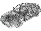 Vaz 2112 Lada 3D Model