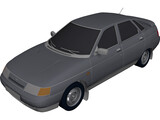 VAZ Lada 2110 3D Model preview