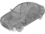 VAZ Lada Kalina 3D Model