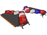 Vector Lightbar 3D Model