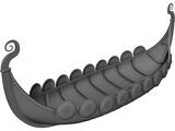 Viking Ship 3D Model preview