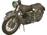 Vincent Black Shadow 3D Model preview