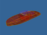 Vintage Boat 3D Model