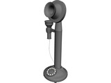 Vintage Telephone 3D Model preview