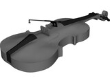 Violin 3D Model preview