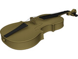 Violin 3D Model preview