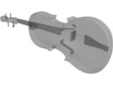 Violin Traditional 3D Model
