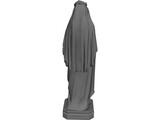 Virgin Mary Statue with Baby Jesus 3D Model preview