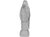 Virgin Mary Statue with Baby Jesus 3D Model