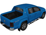 Volkswagen Amarok (2018) 3D Model preview