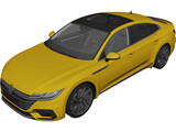 Volkswagen Arteon R-Line (2018) 3D Model preview