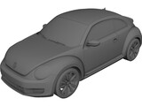 Volkswagen Beetle 2.0 TSi 3D Model preview
