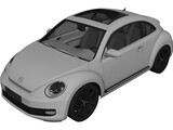 Volkswagen Beetle (2012) 3D Model preview