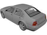 Volkswagen Bora 3D Model