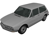 Volkswagen Brasilia (1980) 3D Model preview
