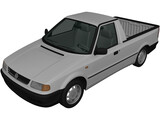 Volkswagen Caddy (1995) 3D Model preview