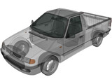 Volkswagen Caddy (1995) 3D Model