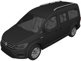 Volkswagen Caddy (2016) 3D Model preview