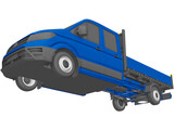 Volkswagen Crafter Double Cab Tipper (2021) 3D Model