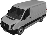 Volkswagen Crafter TDi 3D Model preview