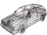 Volkswagen Golf (1992) 3D Model
