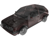 Volkswagen Golf (1992) 3D Model