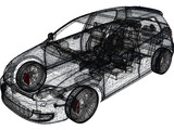 Volkswagen Golf 5 3D Model