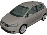 Volkswagen Golf Plus (2011) 3D Model preview
