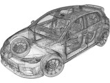 Volkswagen Golf R (2025) 3D Model