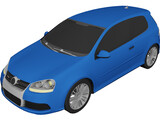 Volkswagen Golf V R32 3D Model preview
