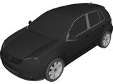 Volkswagen Golf V 3D Model preview