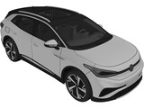 Volkswagen ID.4 X (2021) 3D Model