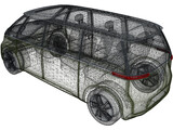 Volkswagen ID.Buzz Concept (2020) 3D Model