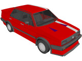 Volkswagen Jetta GTI (1987) 3D Model