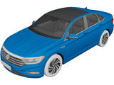 Volkswagen Jetta SEL (2019) 3D Model preview
